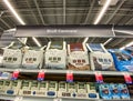 A display of Blue Wilderness Carnivora Dog Food at a Petsmart Superstore