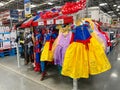 A display of children`s halloween costumes at a Sam`s Club in Orlando, Florida