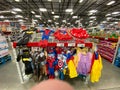 A display of children`s halloween costumes at a Sam`s Club in Orlando, Florida