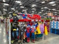 A display of children`s halloween costumes at a Sam`s Club in Orlando, Florida