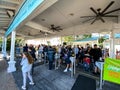 The entrance to SeaWorld Orlando theme park