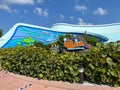 The exterior of the Living Seas Pavillion in EPCOT at Walt Disney World Royalty Free Stock Photo