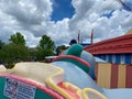 The Dumbo the Flying Elephant ride in Magic Kingdom in Disney World Orlando, Florida