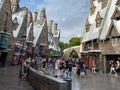 The Hogsmeade portion of the Wizarding World of Harry Potter attraction in Universal Studios