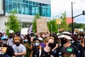 Orlando, FL, USA - JUNE 19, 2020: Jesus loves you poster. Demonstrations in the USA and protests against racism after