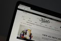 A Kiehls online store on a compute Royalty Free Stock Photo