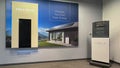 The Tesla Powerwall and Solar Sign at the entrance of the Tesla dealership in Orlando, FL