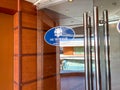 The entrance to the exclusive area MSC Yacht Club aboard the cruise ship Divina