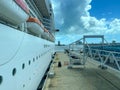 The MSC Cruise Lines ship Divina in Port Canaveral, Florida