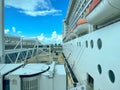 The MSC Cruise Lines ship Divina in Port Canaveral, Florida