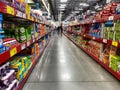 The over the counter drug aisle at a Sams Club retail store