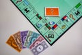 Pieces for the game Monopoly by Hasbro