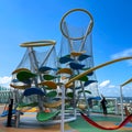 The childrens play area aboard the Royal Caribbean Mariner of the Seas Cruise Ship Royalty Free Stock Photo