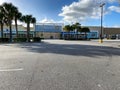 A Walmart on a sunny Christmas day with an empty parking lot Royalty Free Stock Photo