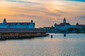 Disney`s Grand Floridian Resort & Spa on beautiful sunset background at Walt Disney World  area  2 Royalty Free Stock Photo