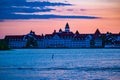 Disney`s Grand Floridian Resort & Spa on beautiful sunset background at Walt Disney World  area  6 Royalty Free Stock Photo