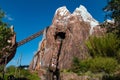 Excited people enjoying Expedition Everest rollercoaster in Animal Kingdom at Walt Disney World  32 Royalty Free Stock Photo