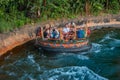 People having fun Kali River Rapids attraction at Animal Kingdom in Walt Disney World area 6 Royalty Free Stock Photo