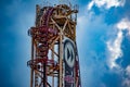 Top view of Hollywood Rip Ride Rockit at Universal Studios area . Royalty Free Stock Photo