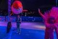 People enjoying Club Sea Glow family friendly dance party in Electric Ocean at Seaworld 17 Royalty Free Stock Photo