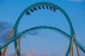 People enjoying loop in amazing Kraken rollercoaster at Seaworld 4