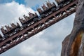 People enjoying terrific Expedition Everest rollercoaster at Animal Kingdom 169