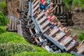 People enjoying terrific Expedition Everest rollercoaster at Animal Kingdom 187