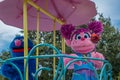 Top view of Abby Cadabby in Sesame Street Party Parade at Seaworld , 3 Royalty Free Stock Photo