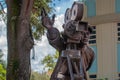 Top view of young Walt Disney filming statue at Hollywood Studios 47