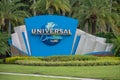 Universal Orlando logo at Universal Studios area 4 Royalty Free Stock Photo