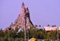 Volcano Bay water park, side view from Universal Boulevard. Royalty Free Stock Photo