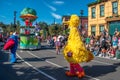 Big Bird and Elmo in Sesame Street Christmas Parade at Seaworld 38 Royalty Free Stock Photo