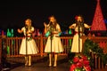 Christmas carol singers at Seaworld 204 Royalty Free Stock Photo