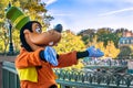 Nice Goofy at Epcot in Walt Disney World 11. Royalty Free Stock Photo