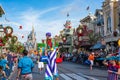 Parade in Main Street USA at The Magic Kingdom, Walt Disney World. Royalty Free Stock Photo