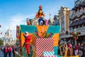 Parade in Main Street USA at The Magic Kingdom, Walt Disney World. Royalty Free Stock Photo