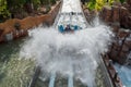 People enjoying Infinity Falls water attraction at Seaworld 34