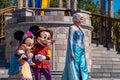 Mickey, Minnie and Elsa in Mickeys Royal Friendship Faire in Magic Kingdom 46.