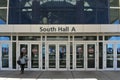 South Hall A entrance in Orlando Convention Center at International Drive area .