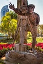 Young Walt Disney filming statue at Hollywood Studios 109