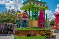 Bert, Ernie and Telly monster in Sesame Street Party Parade at Seaworld