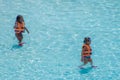 Little girls enjoying the pool at Aquatica 1