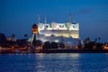 Panoramic view of Cirque du Soleil in Disney Springs at Lake Buena Vista .