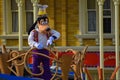 Goofy in Mickey and Minnie`s Surprise Celebration parade at Walt Disney World . Royalty Free Stock Photo