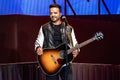 Luis Fonsi singing in Mardi Gras Concert at Universal Studios 7