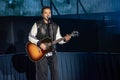 Luis Fonsi singing in Mardi Gras Concert at Universal Studios 10