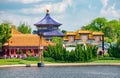 Panoramic view of China Pavilion at Epcot in Walt Disney World .