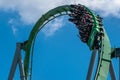 People having fun amazing The Incredible Hulk roller coaster at Universals Islands of Adventure 101