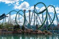 People having fun amazing The Incredible Hulk roller coaster at Universals Islands of Adventure 130