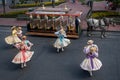 Dancers in Main Street Trolley Show in Magic Kingdom at Walt Disney World . 2